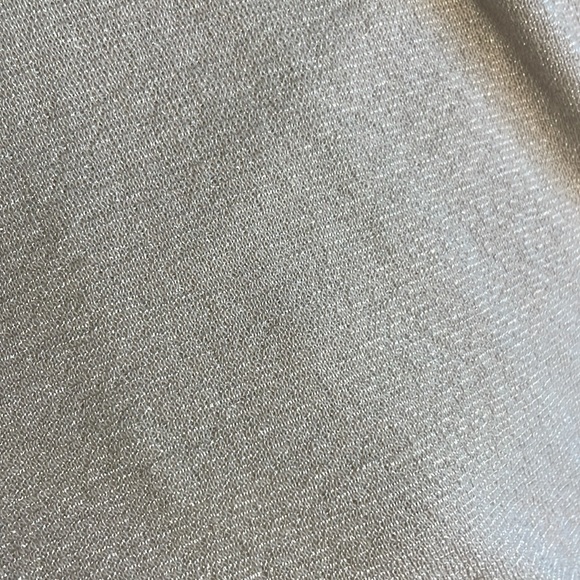 Michael Stars cream shimmer crossover top - Picture 3 of 4